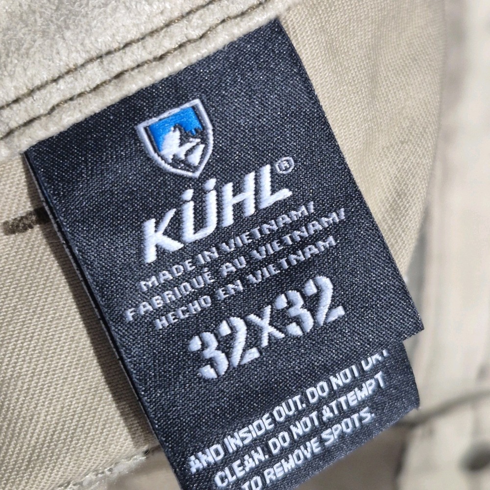 Kuhl Pants Mens 32x32 Brown Rydr Rugged Hiking Heavy Outdoor Vintage Patina Dye - Picture 9 of 13